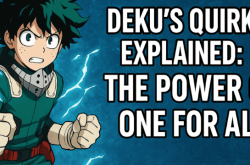 Dekus Quirk Explained: The Power of One For All