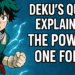 Dekus Quirk Explained: The Power of One For All
