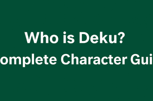 Who is Deku? – Complete Character Guide