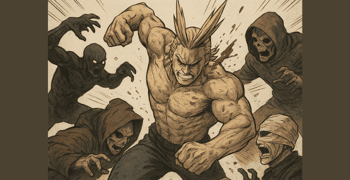 All Mights Power Without a Quirk – How He Fought Villains