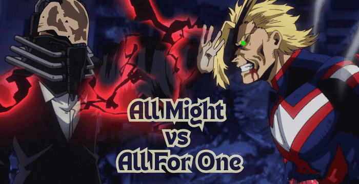 All Might vs All For One – Epic Clash